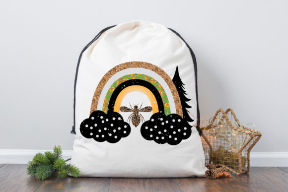 A Boho Rainbow Graphic: From T-shirt to Branded Crafts