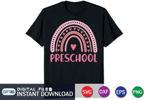 A Brand Designer's Review: School Pre-k Rainbow Graphics for T-Shirt Designs