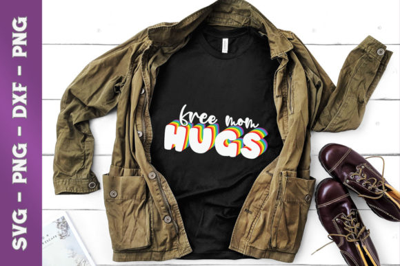 A Designer's Look at Free Mom Hugs Rainbow Heart Graphics