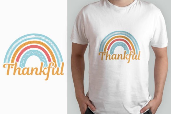 A Rainbow of Thanksgiving Graphics for T-Shirt Designs & Content