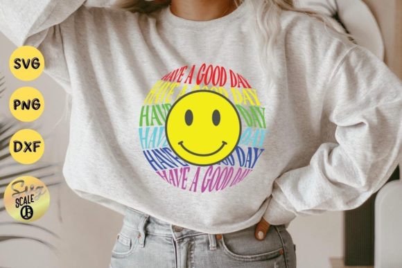 Crafting Sunshine: The Have a Good Day Smiley Rainbow Graphic