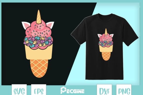 Evaluating Rainbow Ice Cream Graphics for Small Business Branding