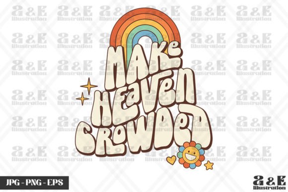 Making Heaven Crowded: A Graphic for Bold T-Shirt Designs