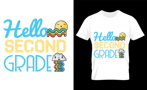 Rainbow T-Shirt Design 3 for Print Templates and Graphics