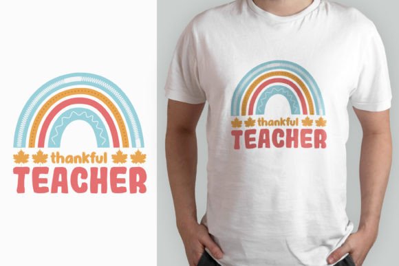 Reviewing the Teacher Rainbow Thanksgiving T-Shirt Graphic