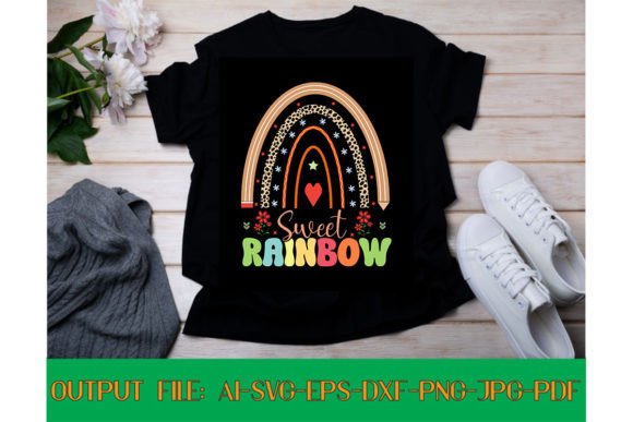 Sweet Rainbow T-Shirt Design: A Graphic Designer's Brand Evaluation